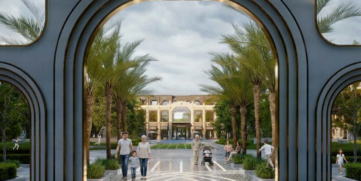 không gian xanh dự án an mai sơn