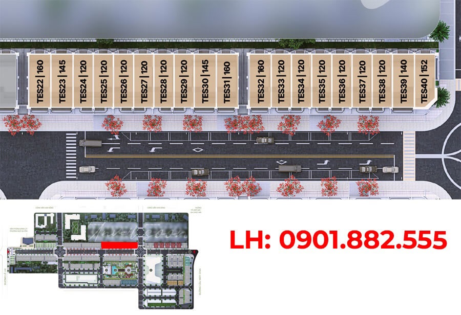 Đợt 1 chủ đầu tư mở bán 19 căn Terrace