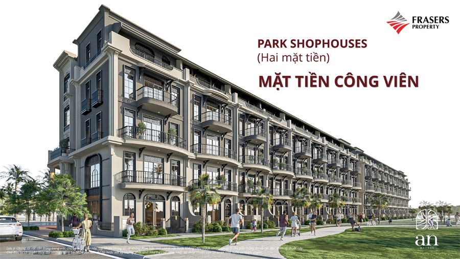 Kiến trúc 38 căn Park Shophouse Dự Án ANmaison Hải Phòng