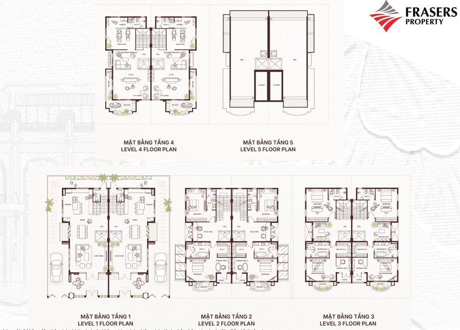 Mặt bằng thiết kế khu Shop Villas