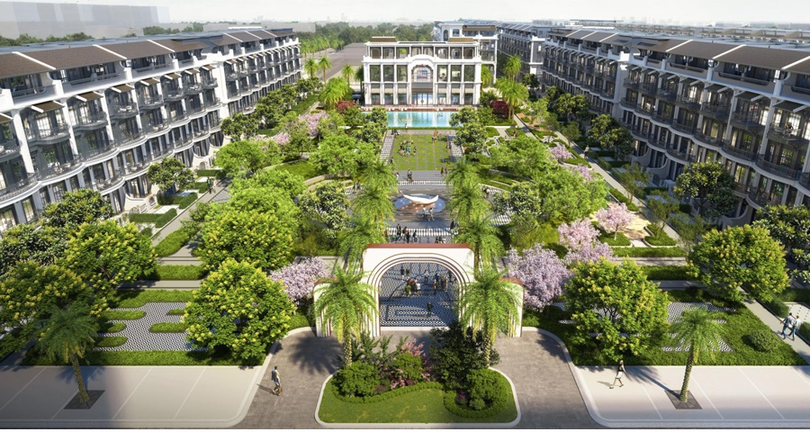 Công viên trung tâm Khu đô thị ANmaison Hải Phòng