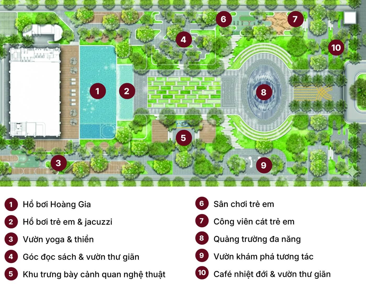 tiện ích dự án ANmaison